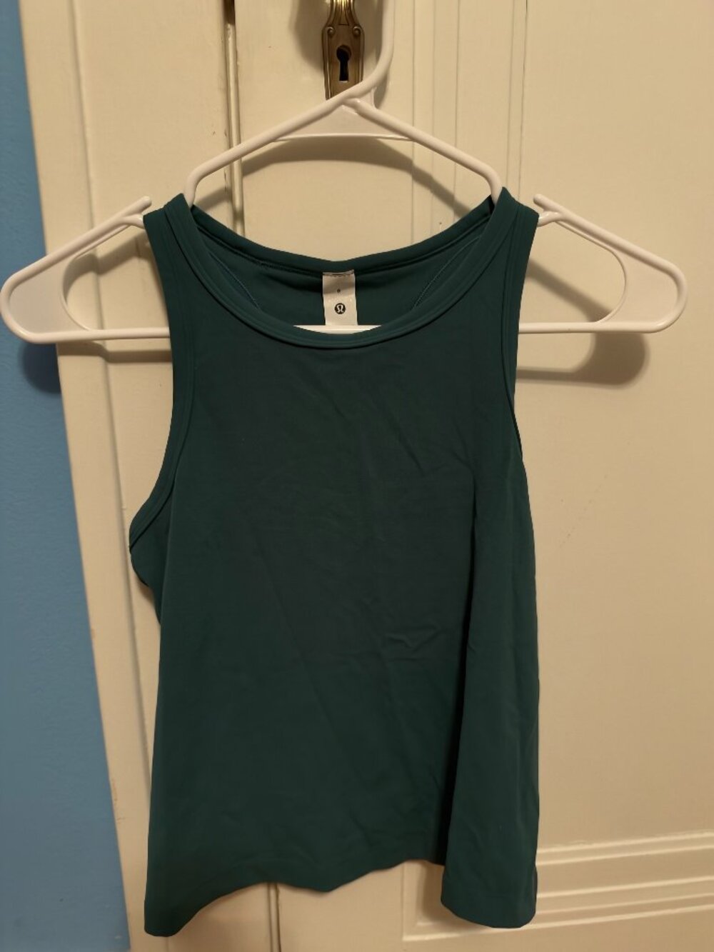 Lululemon Align Waist-Length Racerback Tank Top Marina Blue